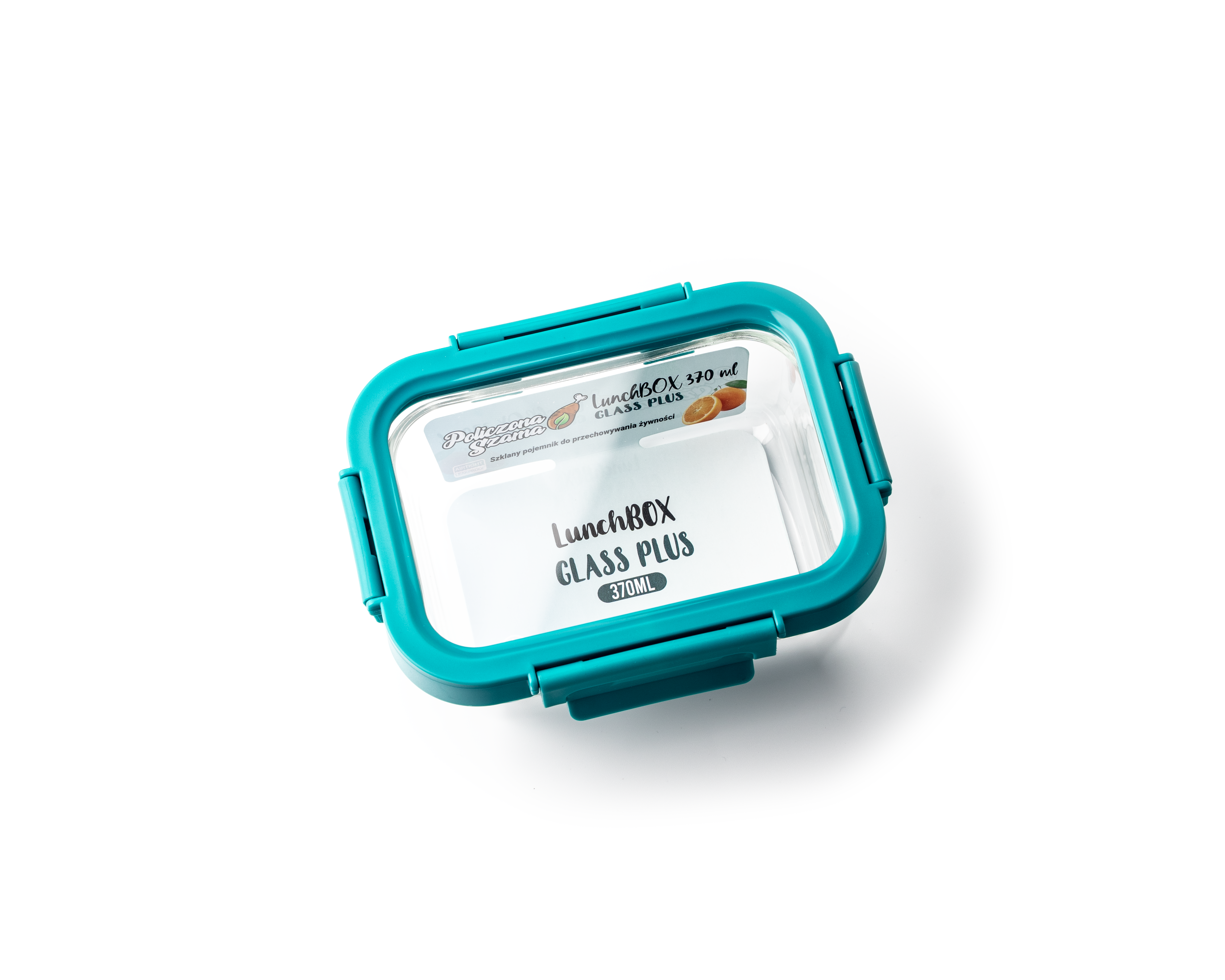 Zestaw TRIO - Szklany pojemnik LunchBOX - 1050 ml + 640 ml + 370 ml - szklana pokrywa
