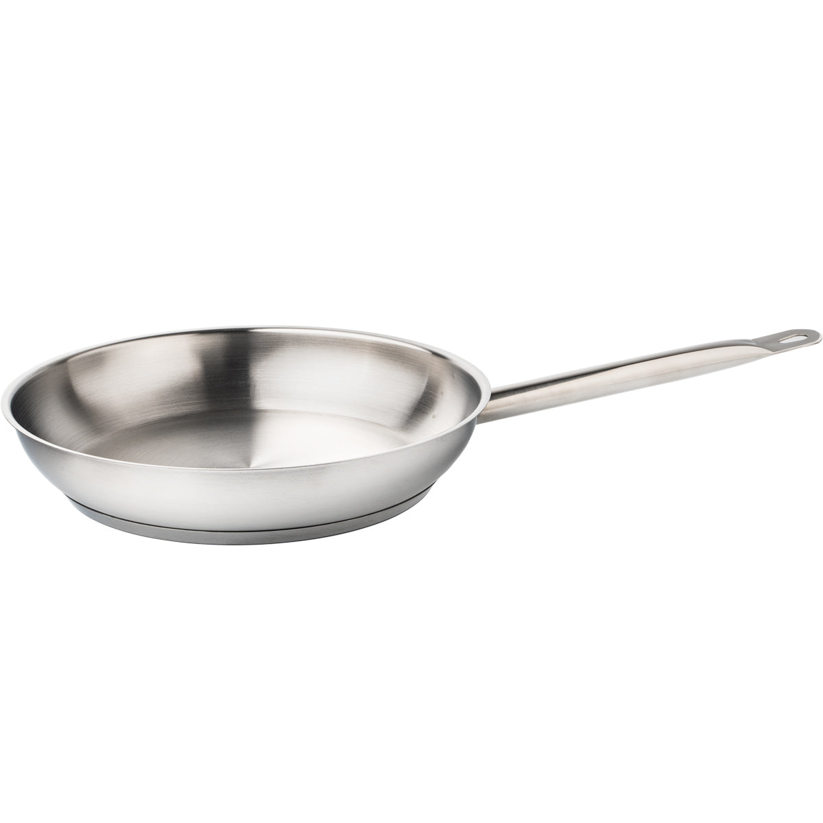 Patelnia ze stali nierdzewnej - 28 cm - grube dno