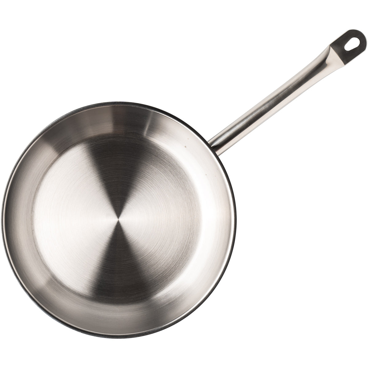 Patelnia ze stali nierdzewnej - 28 cm - grube dno
