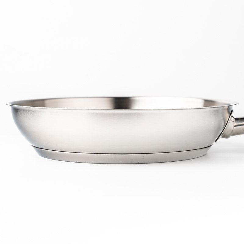 Patelnia ze stali nierdzewnej - 28 cm - grube dno