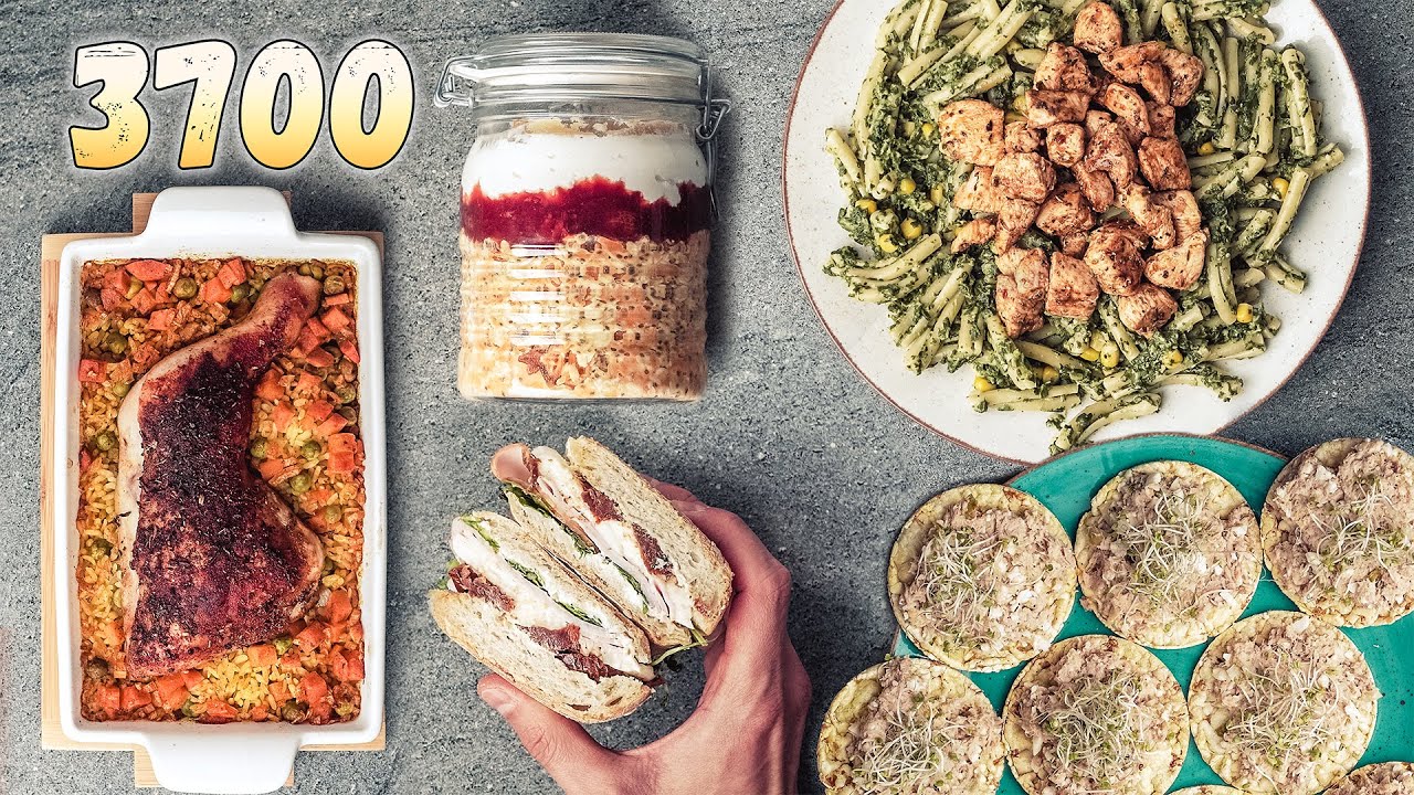 Cały dzień jedzenia – dieta 3700 kcal