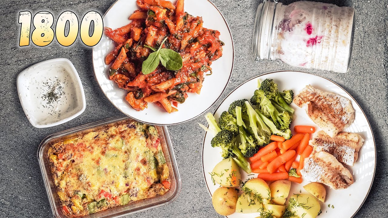 Cały dzień jedzenia – dieta 1800 kcal