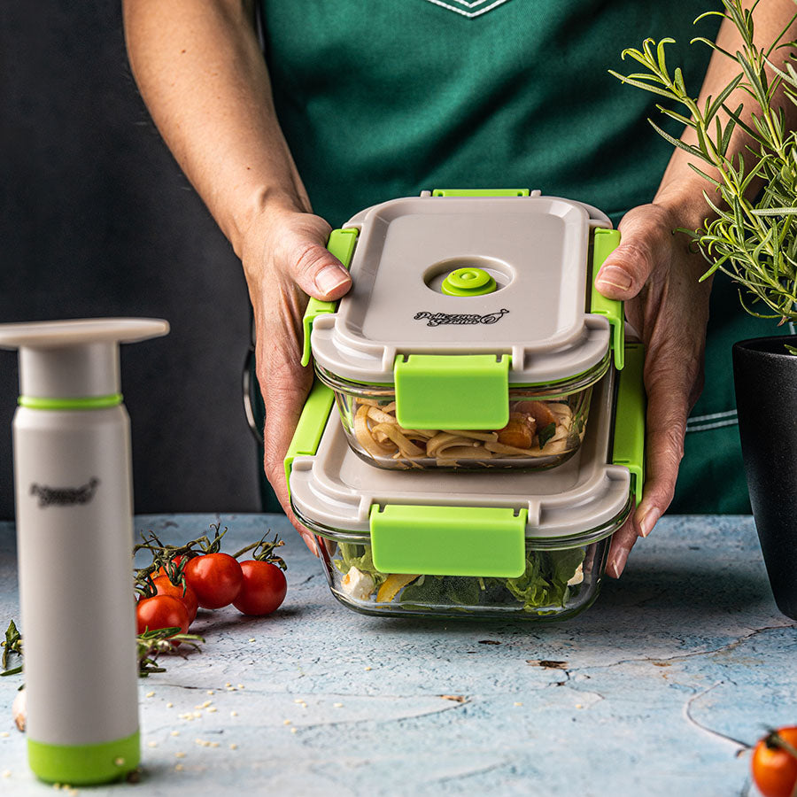 Szklany pojemnik na żywność VACUUM LunchBOX 1050 ml