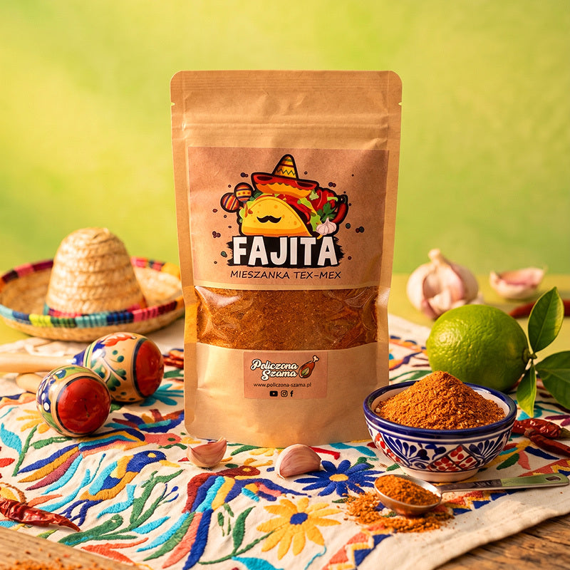 Przyprawa FAJITA - naturalne składniki, ZERO soli - 150 g POLICZONA SZAMA